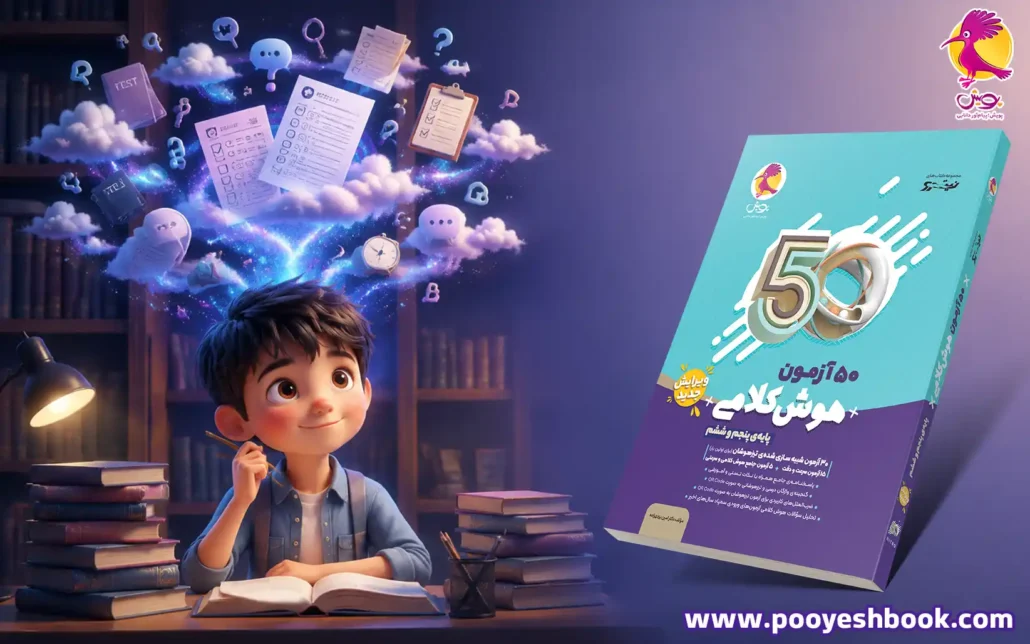 انتشار کتاب 50 آزمون هوش کلامی ششم