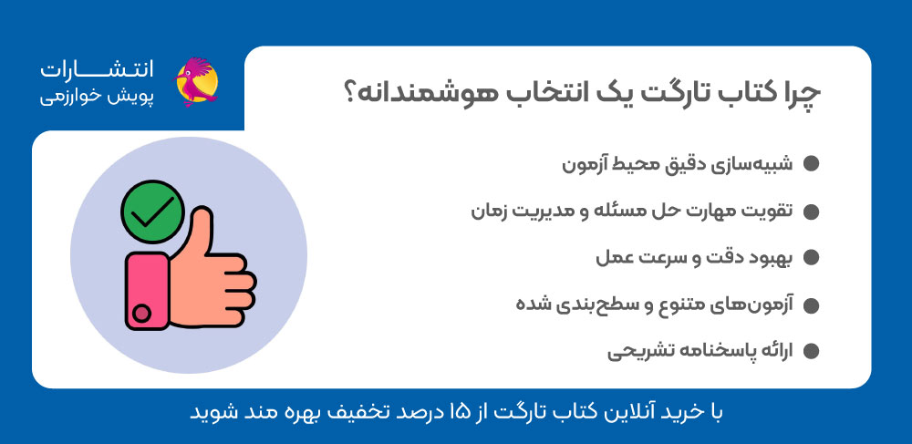 کتاب تارگت، کتاب شبیه ساز تیزهوشان ششم، آزمون آزمایشی تیزهوشان، آزمون شبیه ساز تیزهوشان ششم