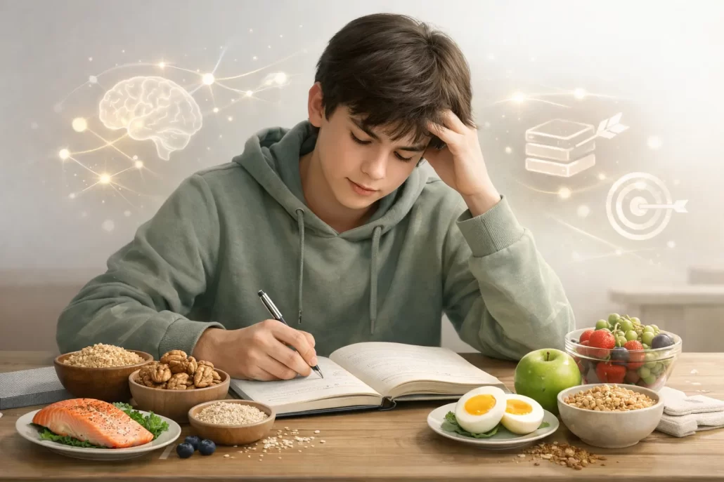 تأثیر مواد غذایی بر هوش، حافظه و تمرکز دانش‌آموزان تیزهوش