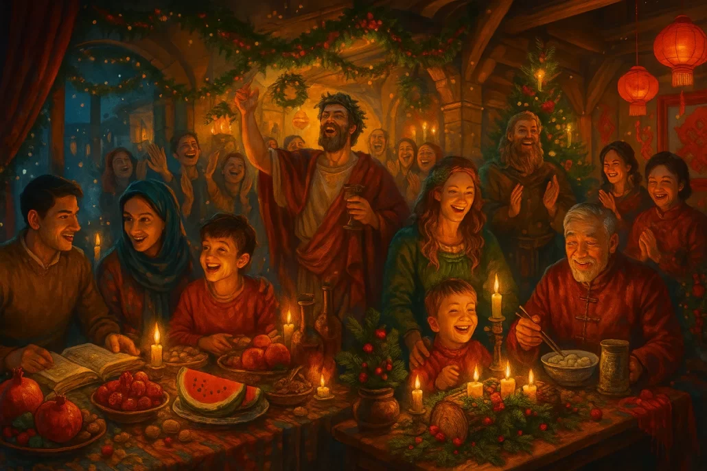 مقایسه‌ شب یلدای ایران‌زمین با جشن‌های مشابه در دنیا